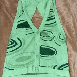 Fun tank top with colar that has never been worn!